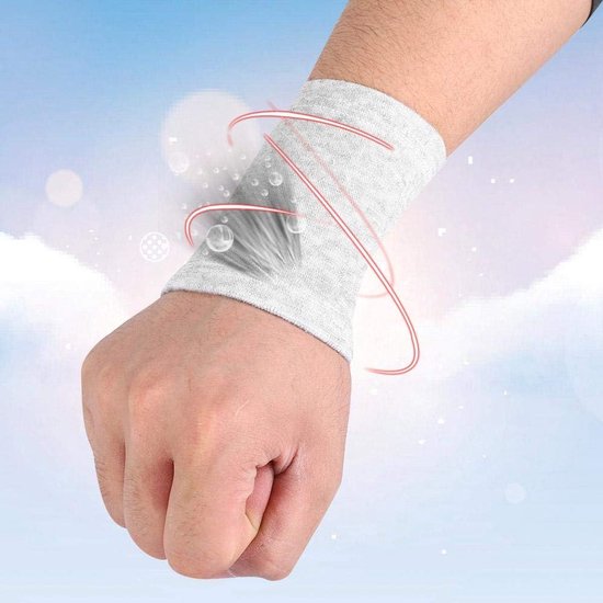 Charcoal Pols Guard Zachte polssteun Brace Pols Bracers Sport Gym Thermische beschermer Elastische thermische guards — afbeelding 4