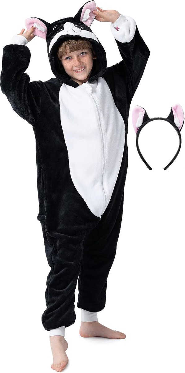 1851 Onesies schattig dier pluche kostuum, unisex kinderen