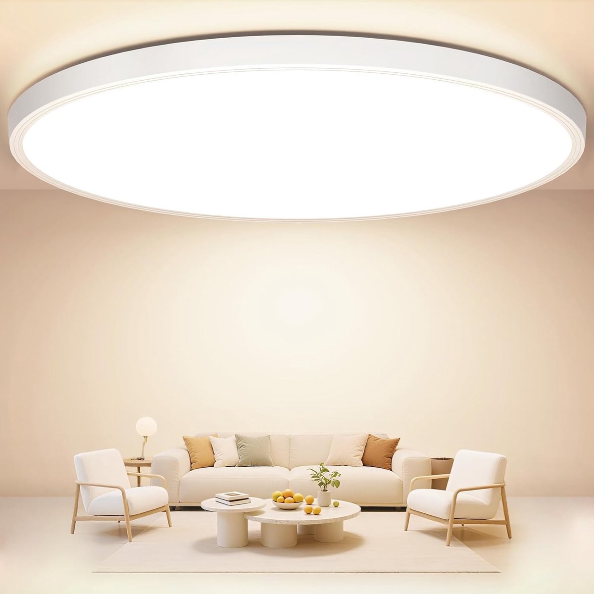 Plafondverlichting, 24 W, led-plafondlamp, rond, 30 cm, grote maat