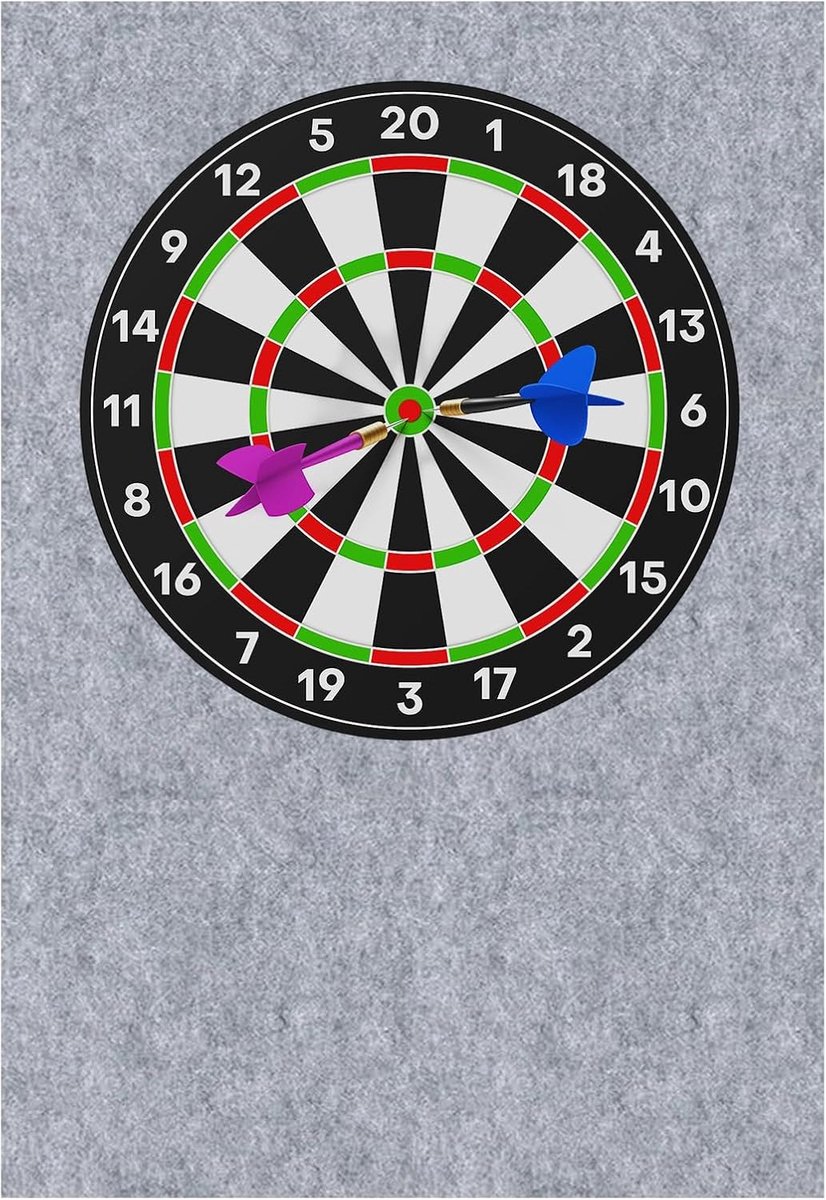 Dartboard Wall Protector, Felt Dartboard, Wall Protector, Self-Adhesive Wall Border for Dartboard, Felt Dartboard - ShopVlot