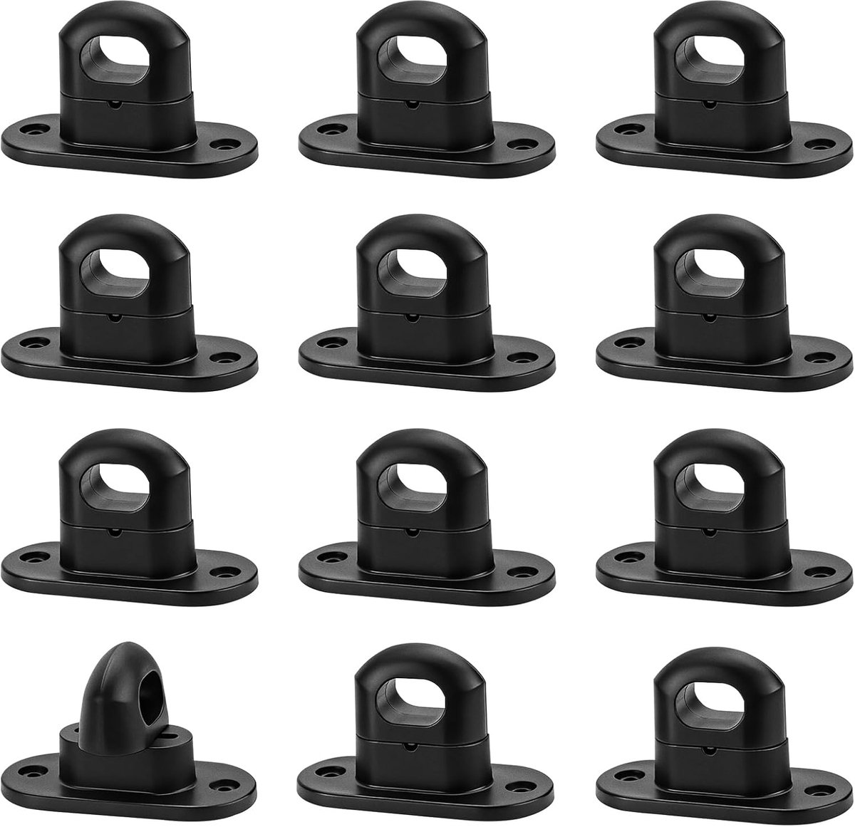 KOUHA 12x twist lock for oval eyes plastic planes twist locks for oval eyes planes twist lock 42x22mm planenogen oval - ShopVlot