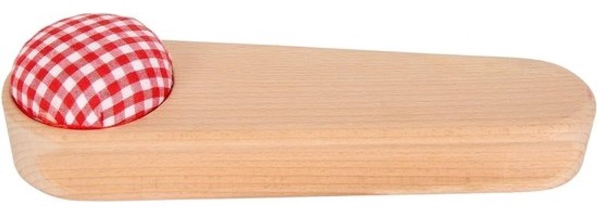 Kleermakers Klepel - Strijkplank Naaien - Naden Strijken - Met Speldenkussen - 24 cm - Houtkleur