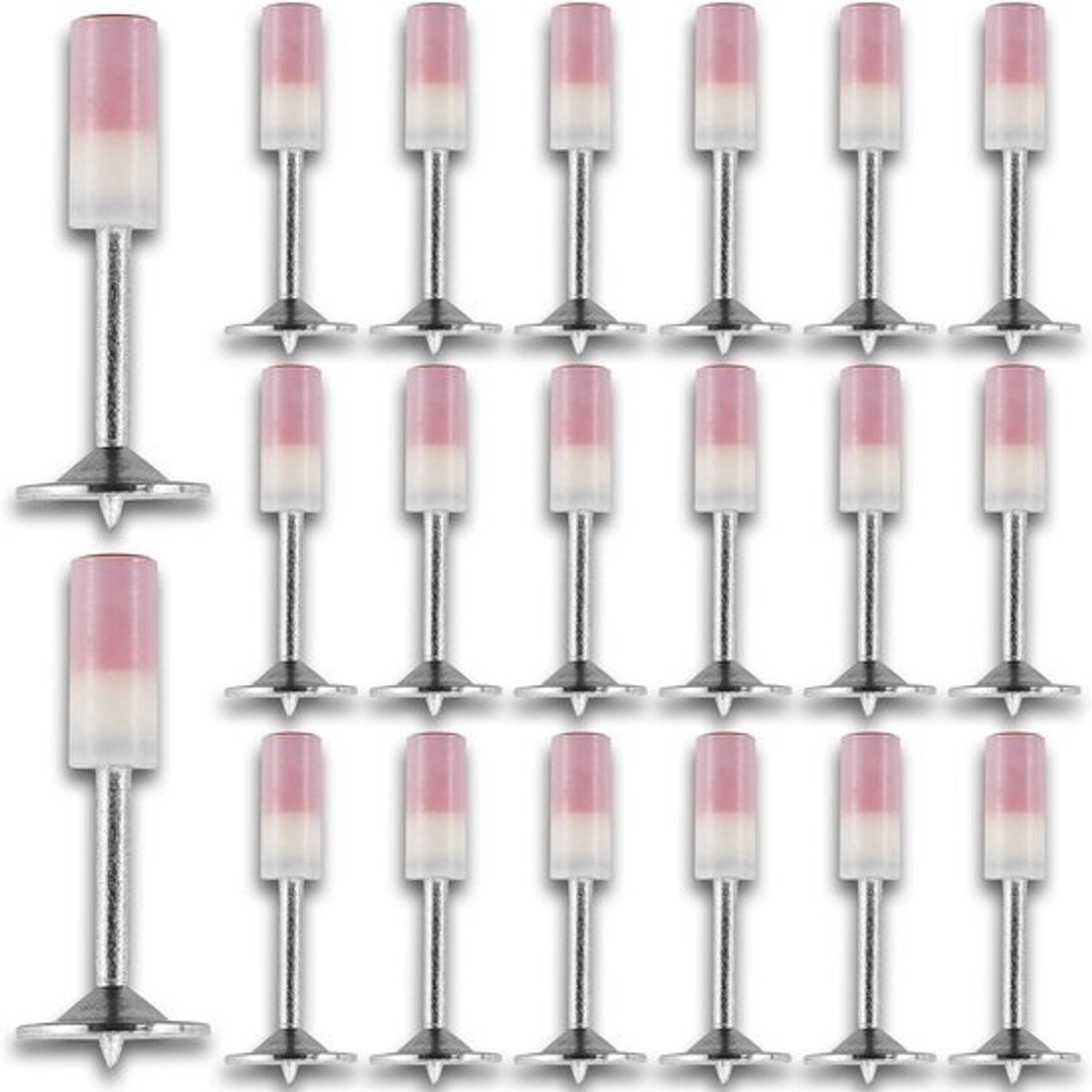 420 stuks Mini Nagelpistool Set met Ronde Spijkers voor Beton en Staal