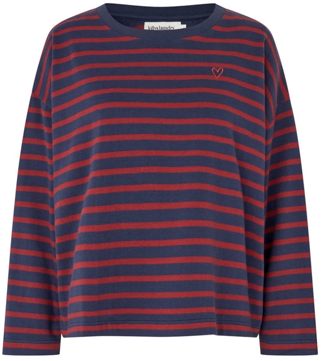 Lollys Laundry Demi - Sweater - Gestreept - Blauw - M