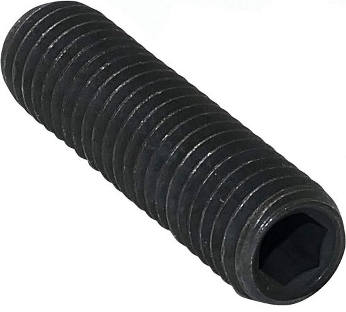 Set van 10 Stelbouten met Inbuskop voor Verstelling en Bevestiging - M8x30mm - Zwart