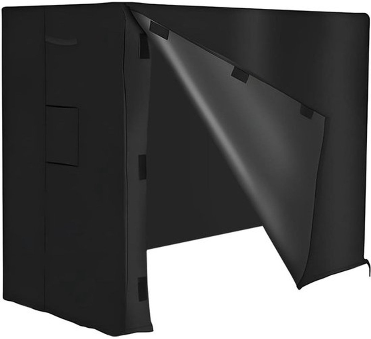 Houtstapel Afdekking - Houtopslag Bescherming - Droog Houden - Waterdicht Oxford Weefsel - 121 x 61 x 107 cm - Zwart