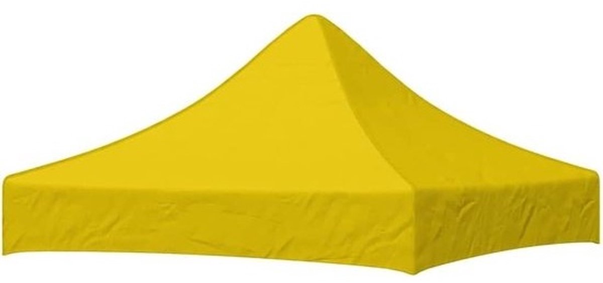 Partytentdak - Tentdak - Feestelijke Gelegenheid - UV- en weerbestendig - 2x2 meter - Geel