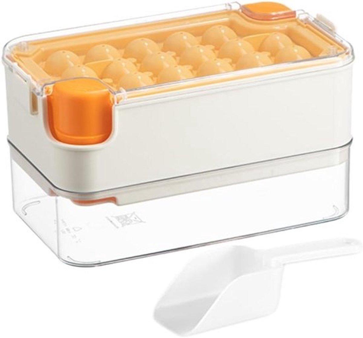 IJsblokjes Maker - IJsvorm Set - Dranken Koelen - Met Deksel - 22 cm - Groen