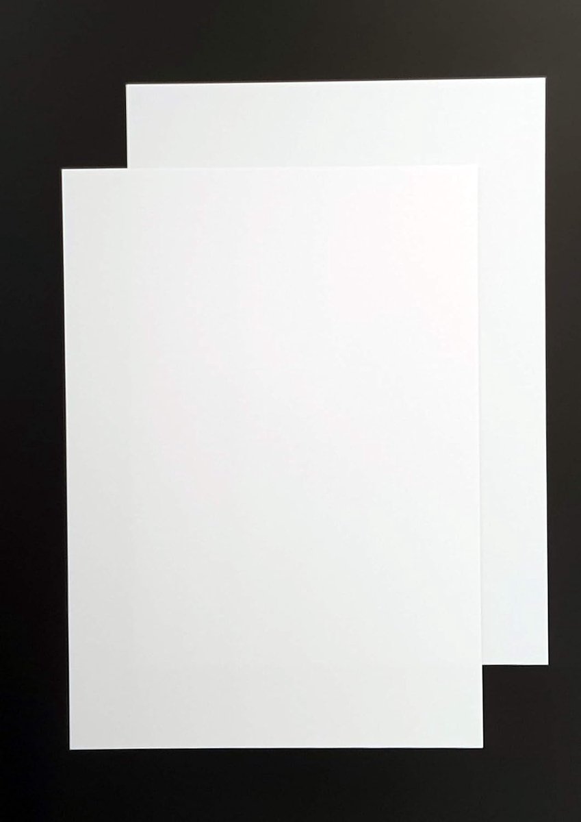 Filmvellen met achtergrondverlichting 150 g voor LASER- of INKJETPRINTER, BACKLIGHT-PAPIER Vellen voor LED-POSTERHOUDER (A4 x 50 vel)