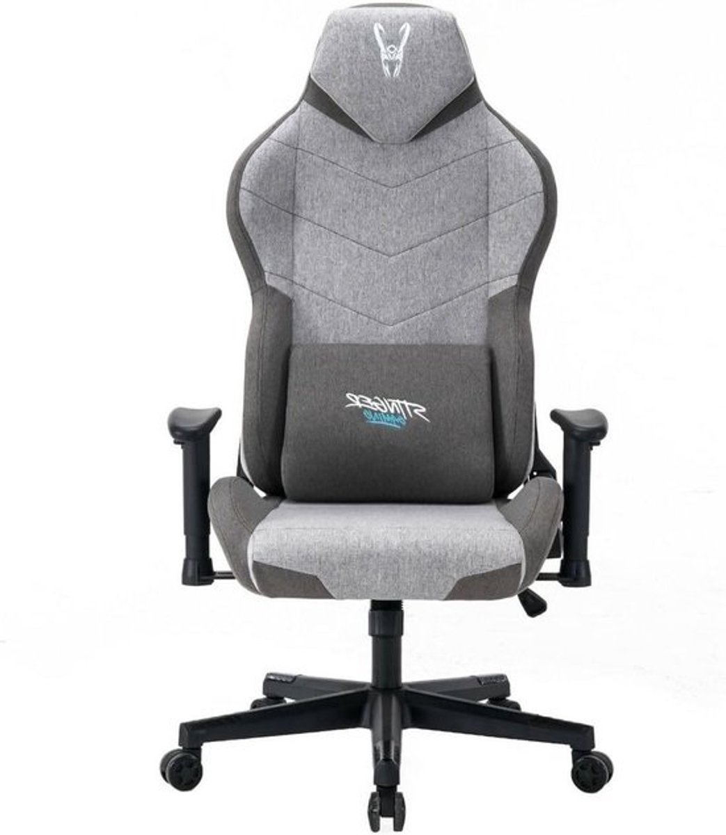 Gamingstoel - Race stoel - Comfortabel gamen - Vuilafstotende stof - 137 x 67 x 67 cm - Licht