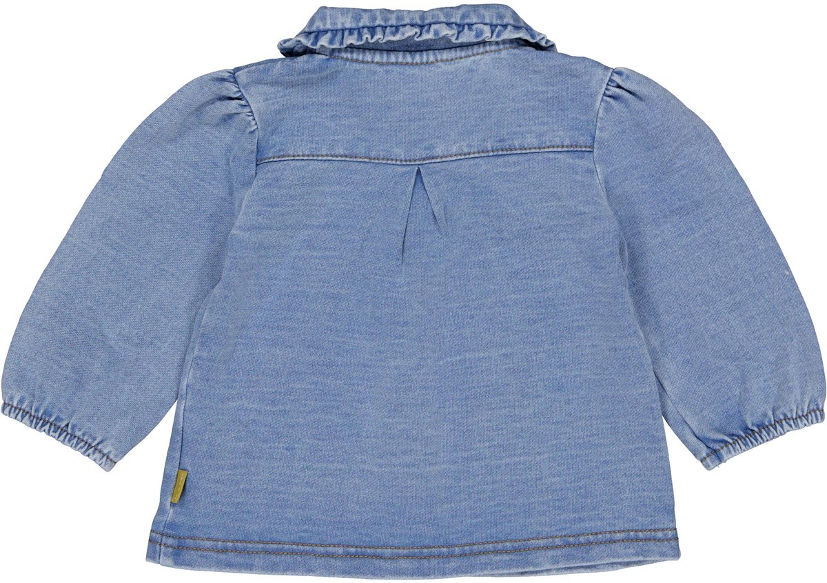B.E.S.S. Baby meisjes Blouse Anja Denim Blue maat 62