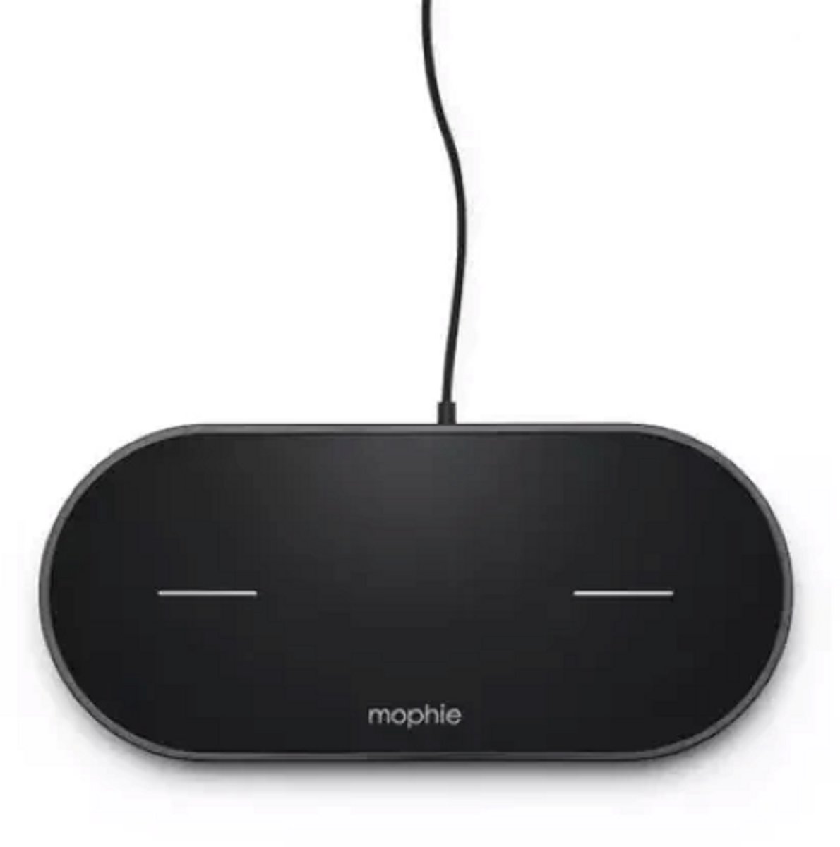 mophie Dual Wireless Charging Pad – Draadloze Qi Oplader – 2 Apparaten – Zwart
