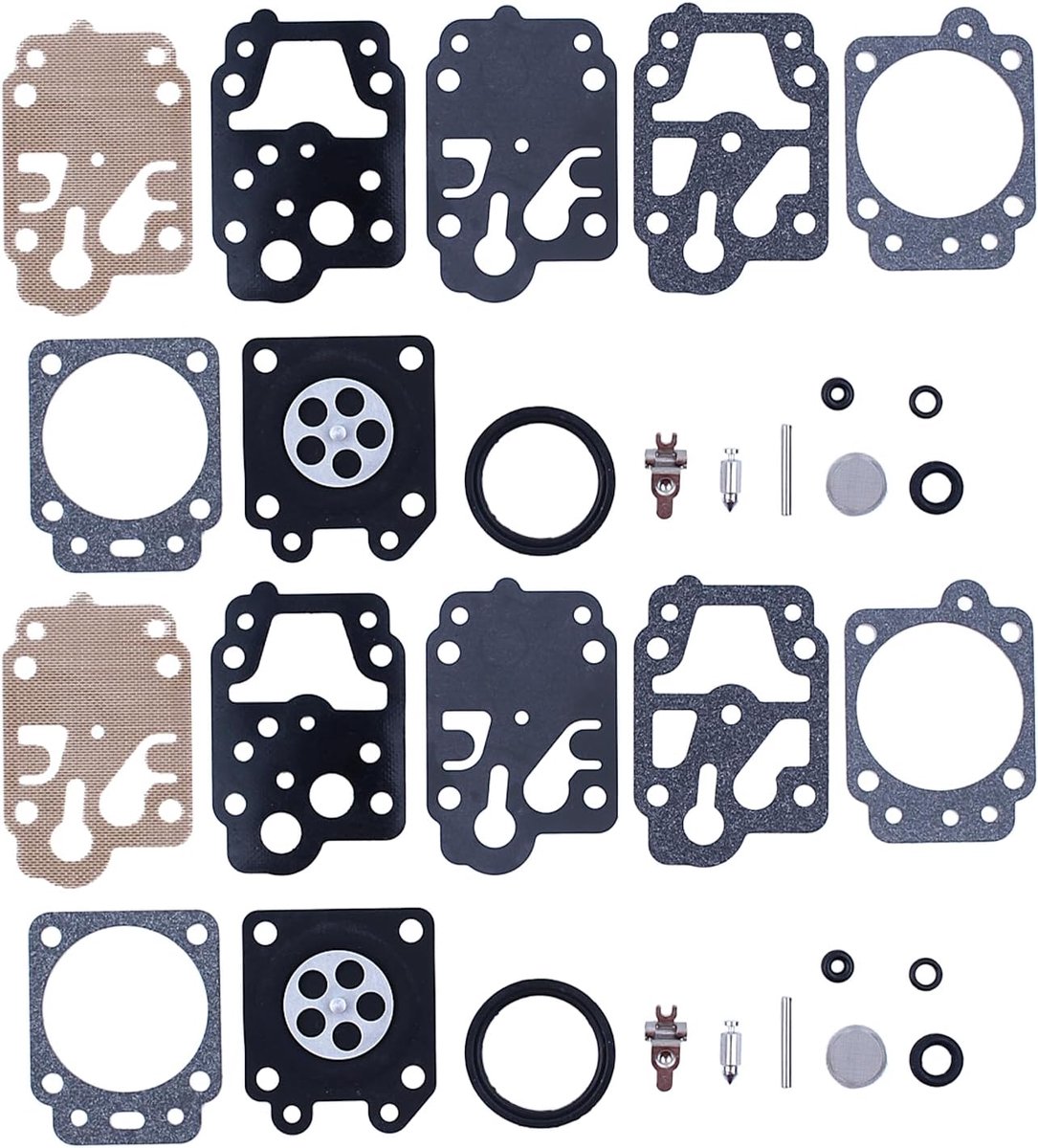 pakking reparatieset voor Walbro K20-Gust SRM260 SRM2601 SRM261 SRM2400 330 voor Honda GX25 GX35 HHB25 HHH25 grasmaaier (2 stuks)
