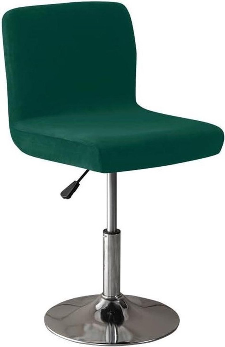 Stoelhoezen - Barkruk hoezen - Eetkamer decoratie - Wasbaar en afneembaar - 1 stuk - Blauw
