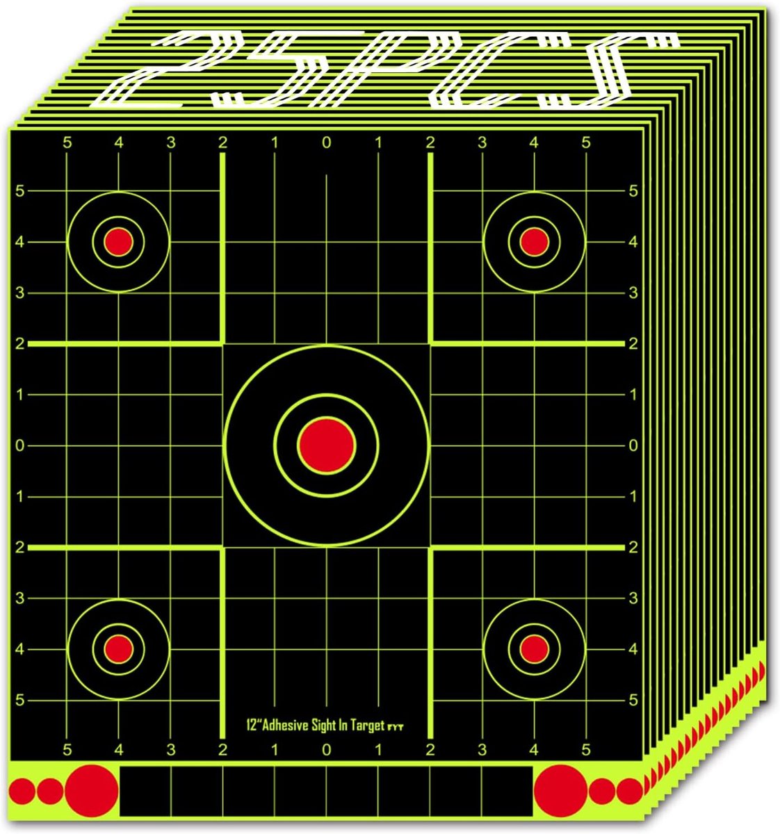 Doelen spetter stickers 30,5 x 33 cm spetter papier zelfklevend doel en zelfklevend doel, Rective schiet doelen voor alle geweren, pistolen, luchtgeweren, airsoft