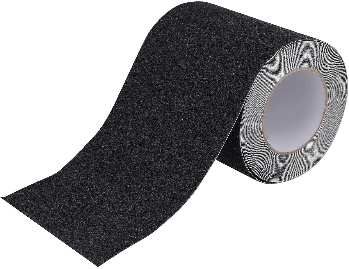 Antislip plakband 15 cm x 10 m, zelfklevend antislipband voor trappen, treden en vloeren, veilig en effectief