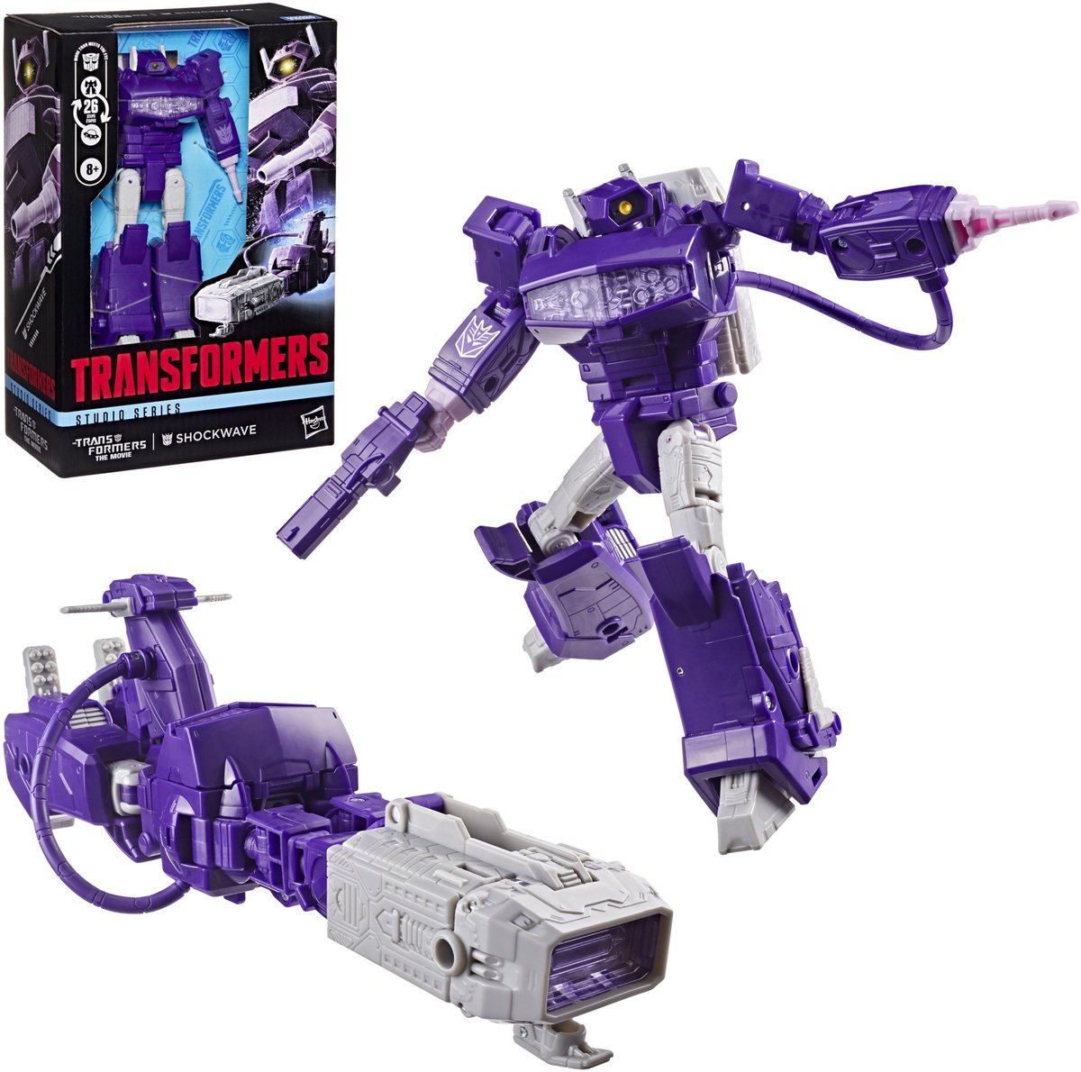 Transformers Studio Series The Transformers - The Movie Voyager Class Shockwave - Actiefiguur 16cm