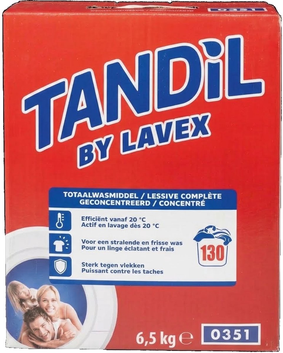 Tandil by Lavex - Wasmiddel - 6500g - 130 Wasbeurten