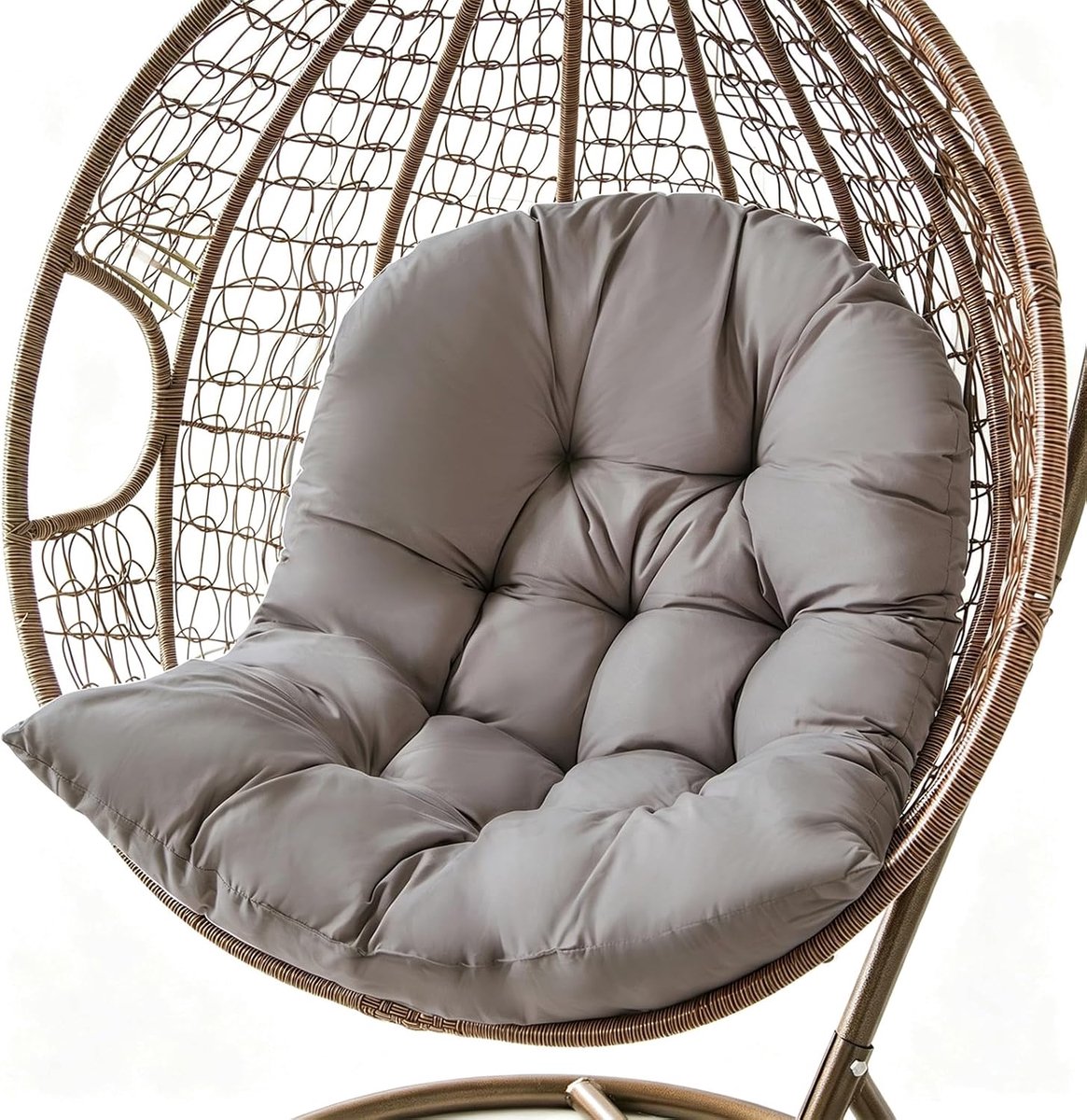 80 x 120 cm kussen voor hangstoelen outdoor, donkergrijs