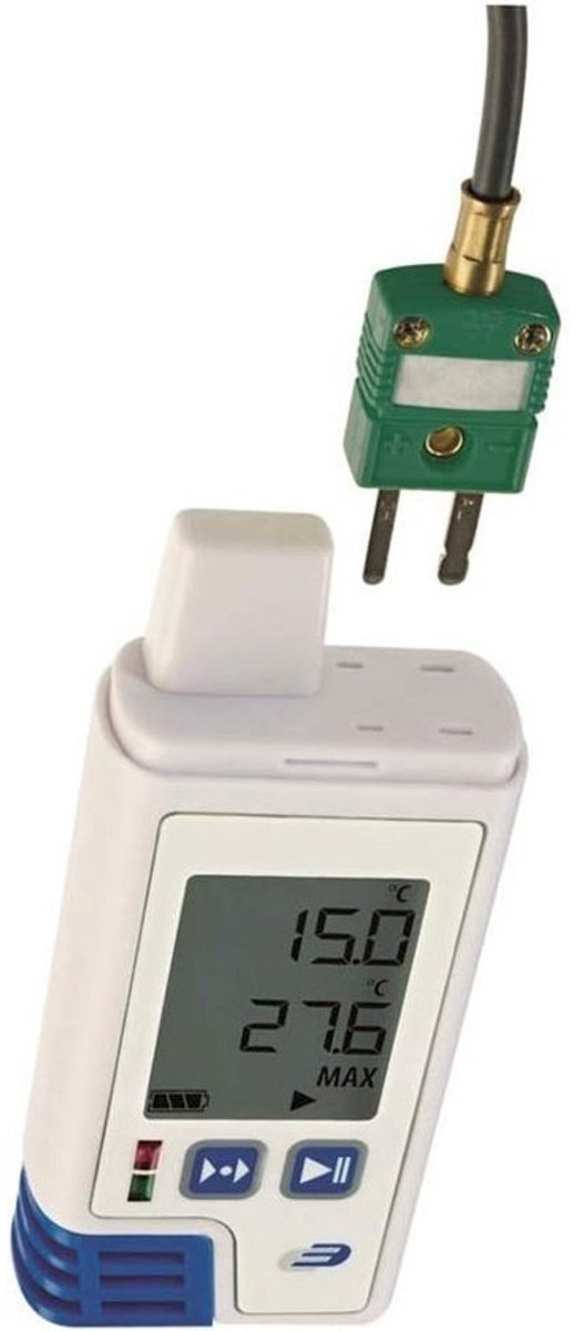 Gegevenslogger voor Temperatuur en Luchtvochtigheid met USB en Externe Sensoren