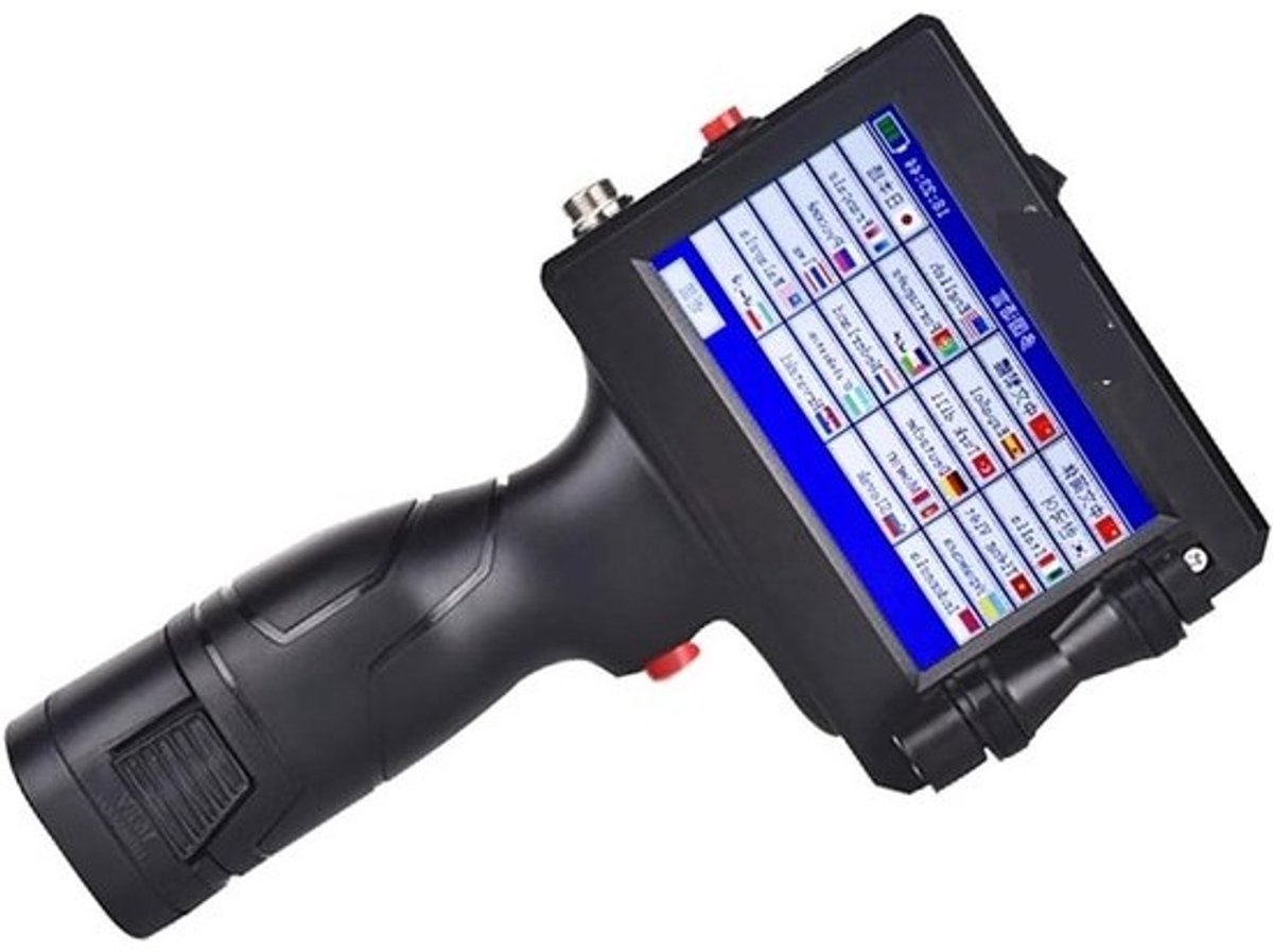 Draagbare Inkjetprinter - Handheld Codeermachine - Producten Markeren - 12.7mm Printkop - 10g - Zwart