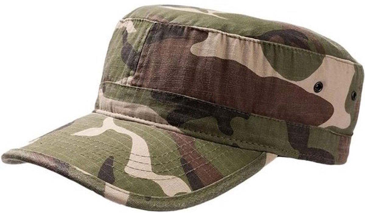 Leger Petten Set (2 Stuks) - Ademend Katoen en Verstelbaar