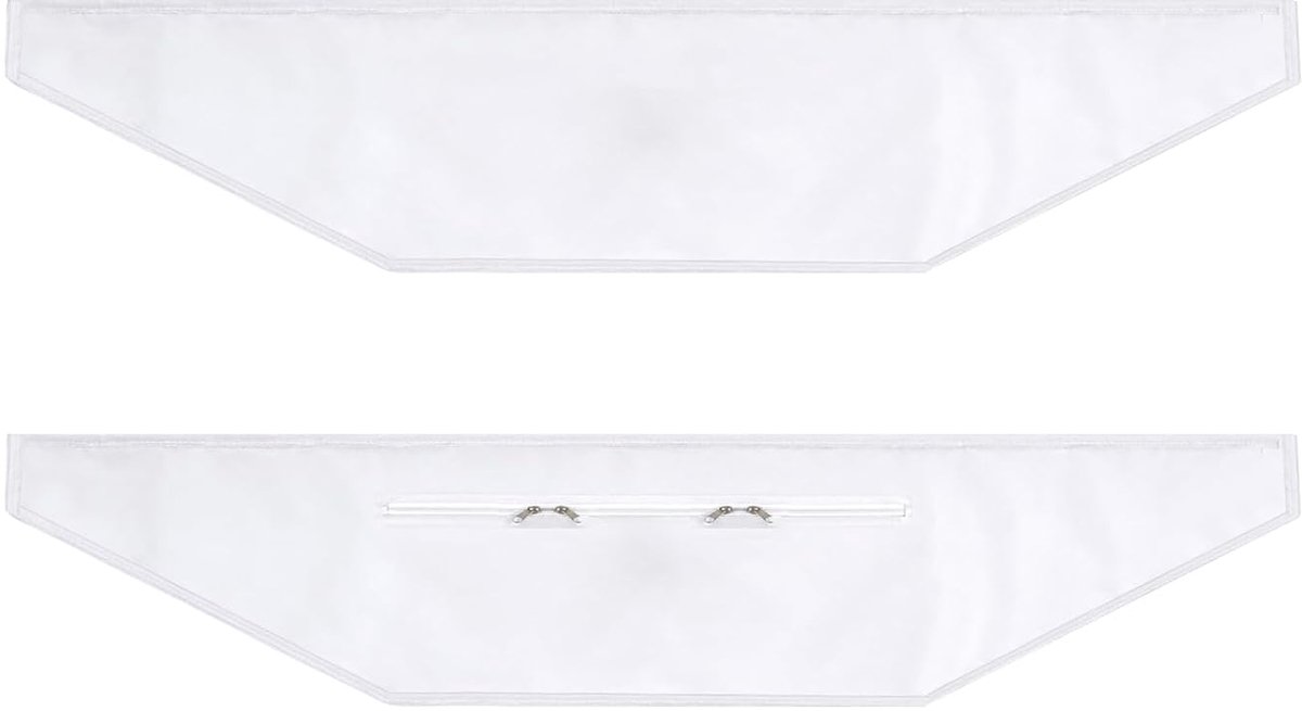2 stuks raamafdichting voor mobiele airconditioners dakramen, Hot Air Stop voor bevestiging aan kantelramen, raamafdichting airconditioning voor max. 380cm raamomtrek