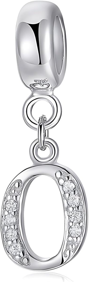 X238 Bedelhanger voor dames, letter A-Z, voor armband, 925 sterling zilver, bedels, geschikt voor Pandora armband en halsketting, compatibel met Europese armbanden voor vrouwen en meisjes