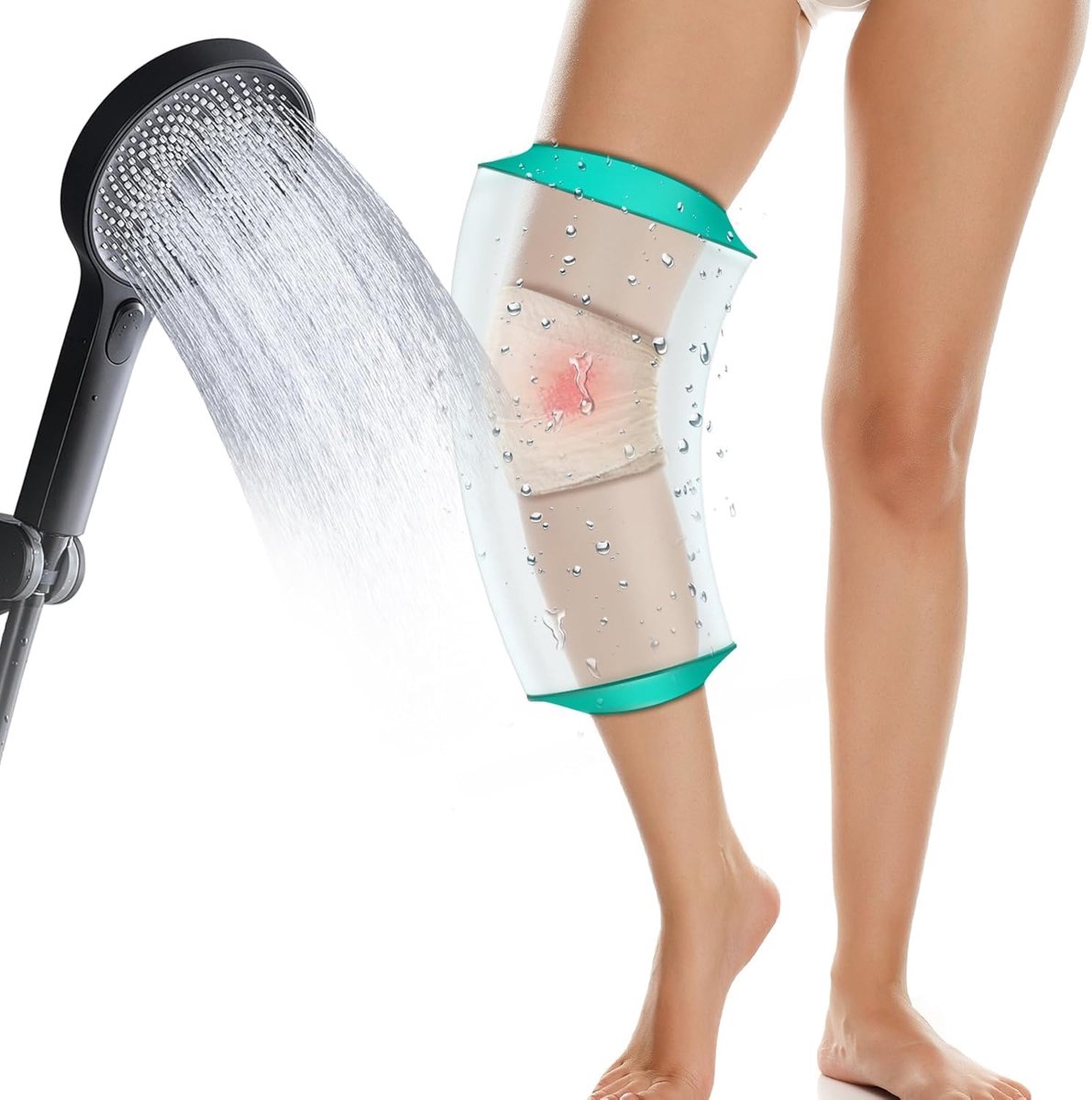 badhoes voor gips - lekvrije knie- en kuithoes, herbruikbare huidbescherming