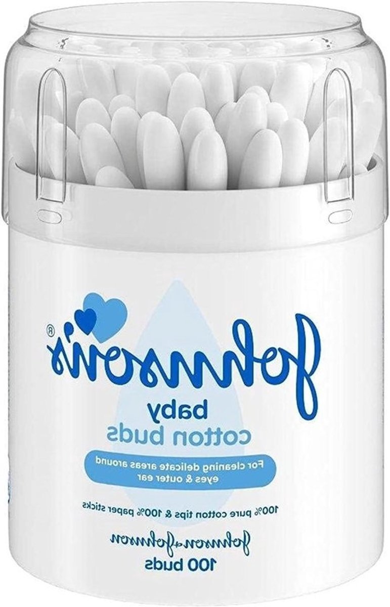 Baby Wattenstaafjes - Zachte Stukjes - Baby Verzorging - 100% Puur Katoen - 100 Stuks - Wit