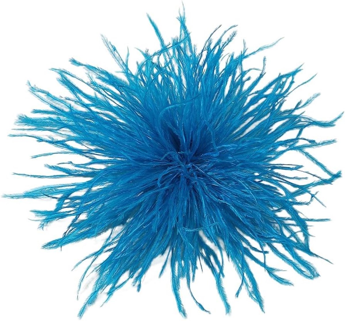 struisvogelveren broche bruids broche bruiloft kerstfeest corsage hoed accessoires voor vrouwen bruiloft feest dans banket jurk kleding accessoires