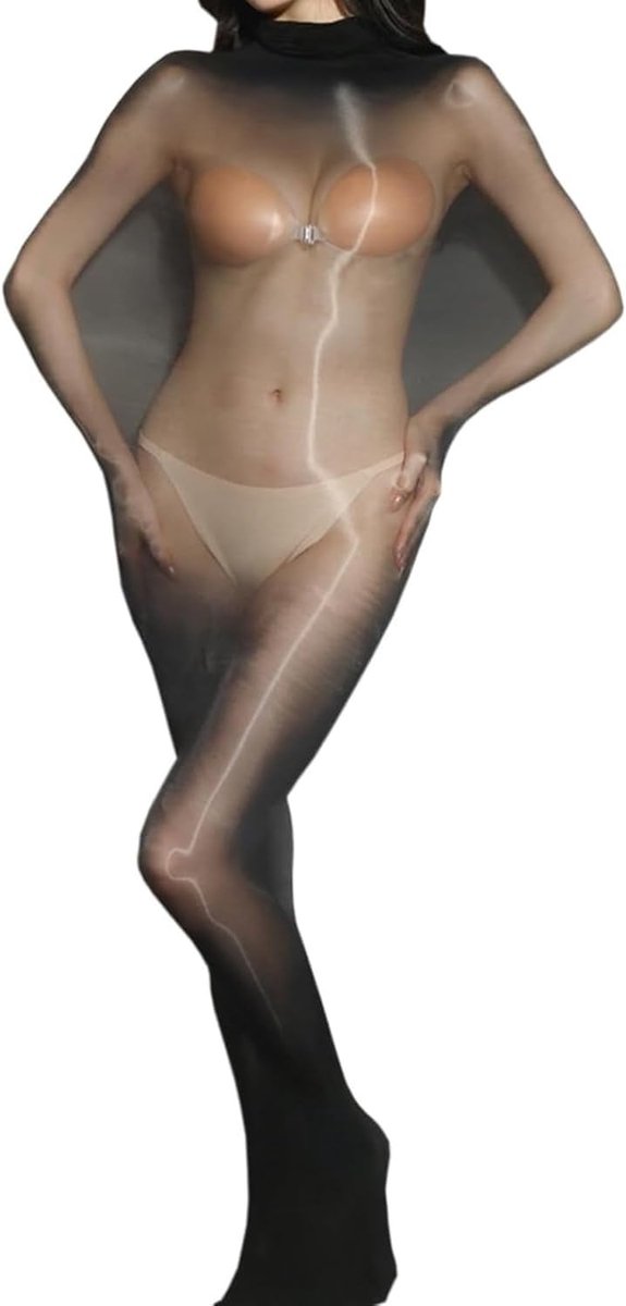 bodystocking voor dames, volledig lichaam, panty, doorzichtige nylon jumpsuit, transparante elasticiteit, bodysuit, babydoll, catsuit, lingerie, Valentijnsdag, sexy lingerie