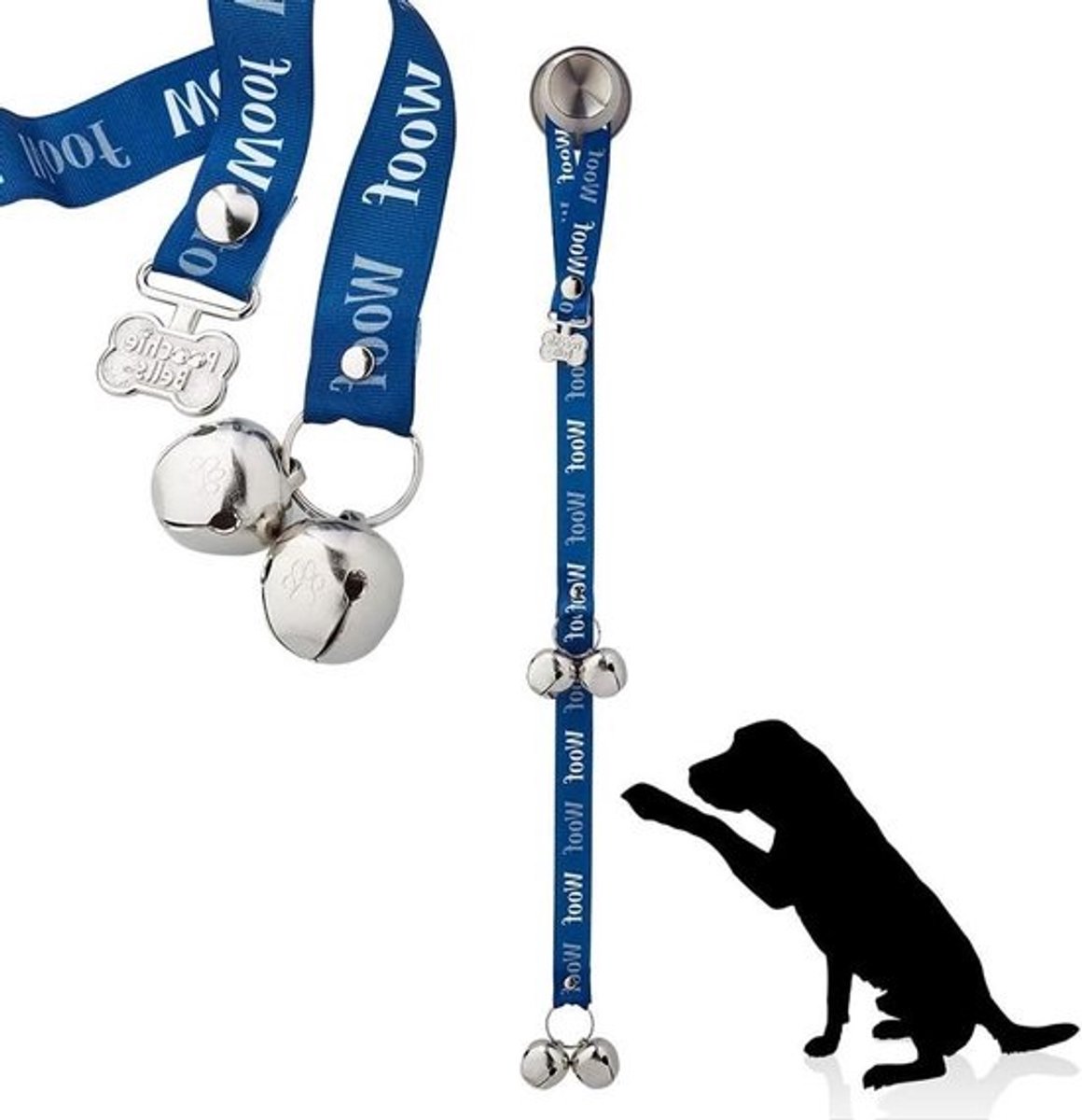 Honden Trainingsbellen - Honden Deurbel - Zindelijkheidstraining - Eenvoudig te bevestigen - 66 cm - Niet gespecificeerd