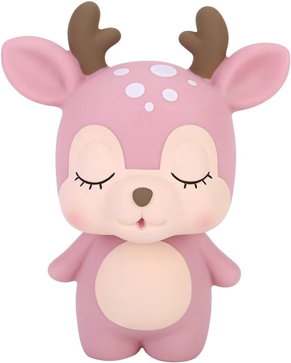 Spaarpot, Heldere Kleur Innovatieve Leuke Cartoon Zacht Plastic Grote Capaciteit Geldpot Kids Bank voor Verjaardagscadeau voor Thuis Ornament: