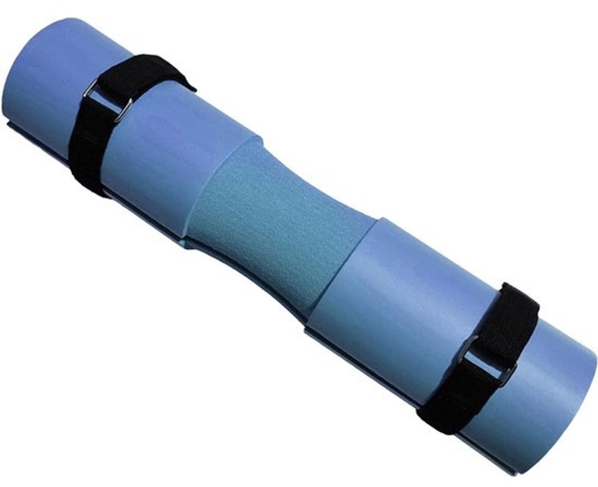 Halter Pad - Schoudersteun Barbell - Kracht Training - Ergonomisch Ontwerp - 43 cm - Blauw