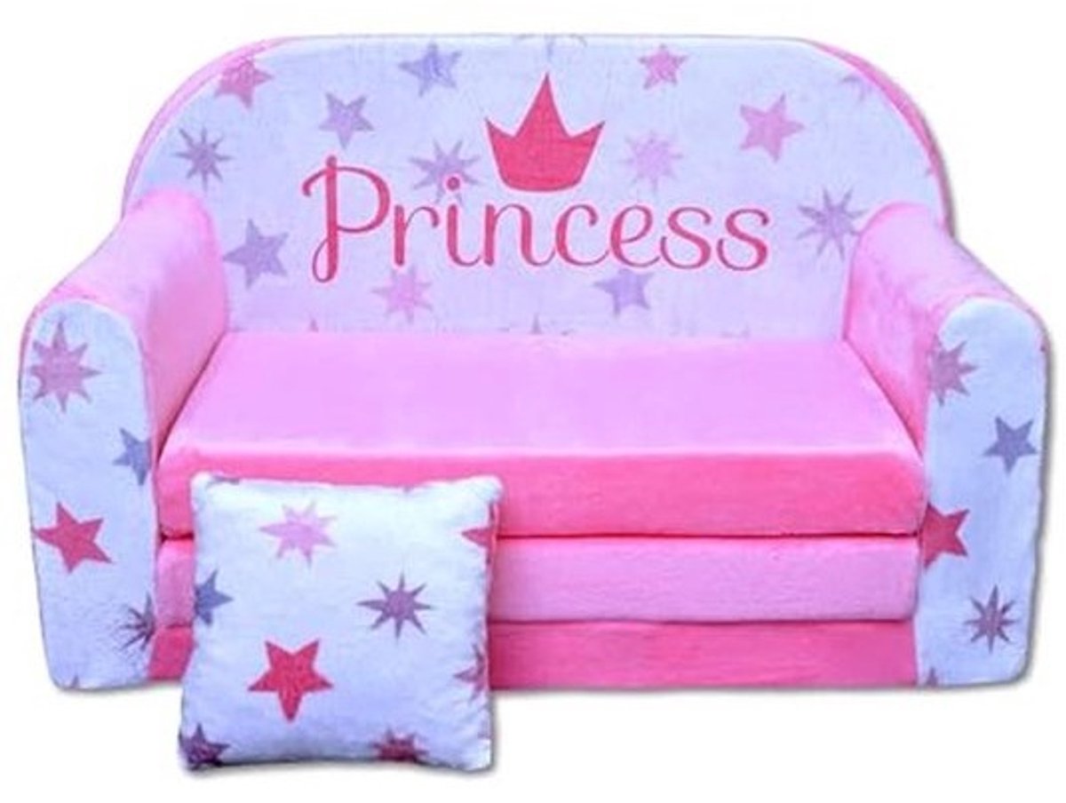 Kinderbank met bedfunctie - Speelbank kind - Spelen en slapen - 2-in-1 ontwerp - 120 x 94 x 60 cm
