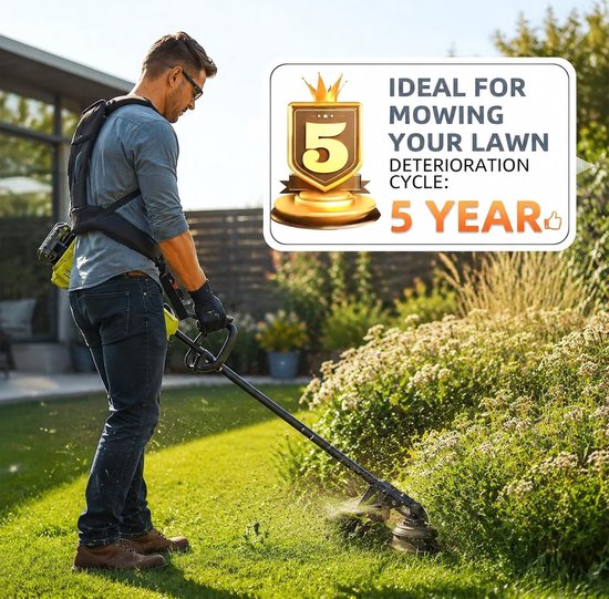 6 stuks vervangende grastrimmerspoel AC14RL3A met dop, compatibel met Ryobi grastrimmer One+ 18 V, 24 V, 40 V, draadspoel Ø, hoogwaardige trimmerspoel voor moeiteloos trimmen (6 spoelen + 1 kap) — afbeelding 3