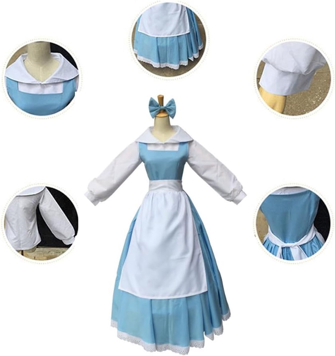 Schort voor dames, meisjesjurk, cosplay-kostuum, Halloween, cosplay kostuums