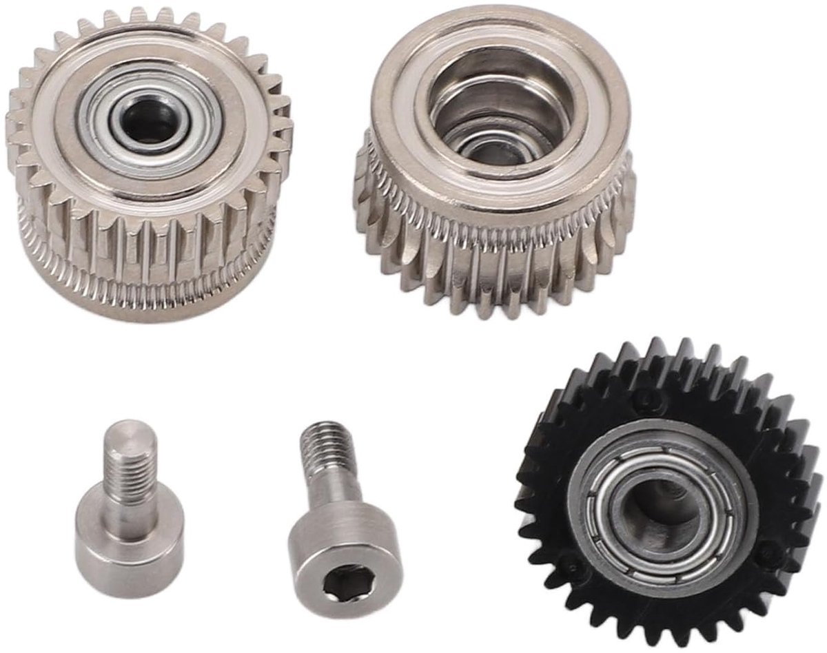 Extruderweerkit voor K1C K1 Maximale 3D -printeraccessoires Integrated Filament Drive Wheel Geharde Stalen Tandwielset