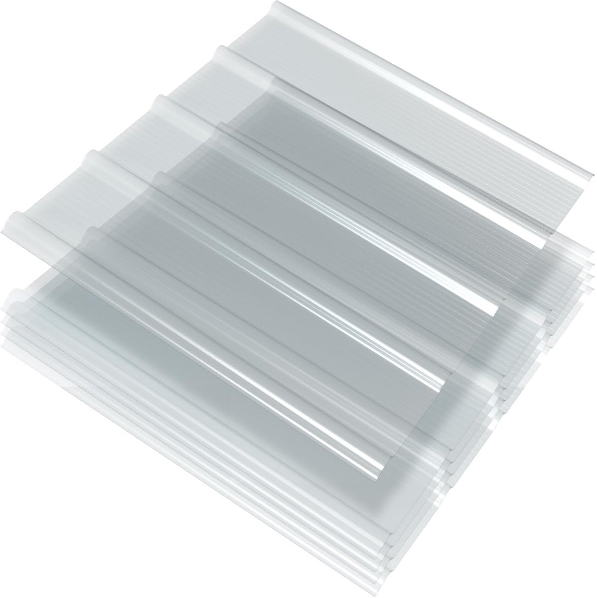 Golfplaten transparant FRP-trapeziumplaat 0,9 × 0,8 m, 5