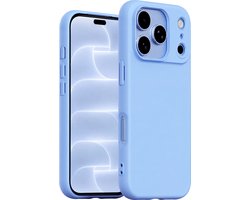 Hoesje geschikt voor Apple iPhone 18 Pro Max hoes Blauw - backcover - Glacier Gletjer - siliconen bescherming