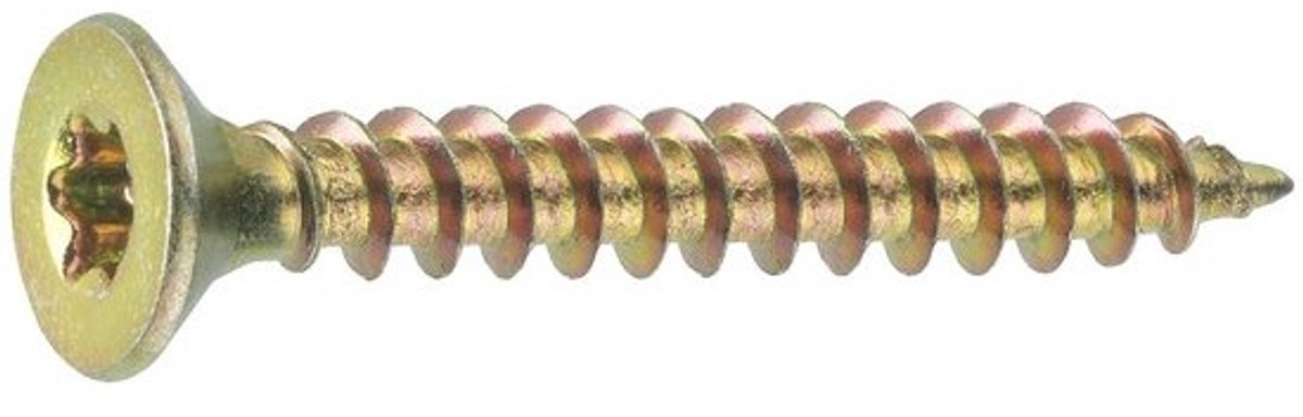Grote verpakking universele schroeven 3,0 x 16 mm, verzinkt, TX-aandrijving