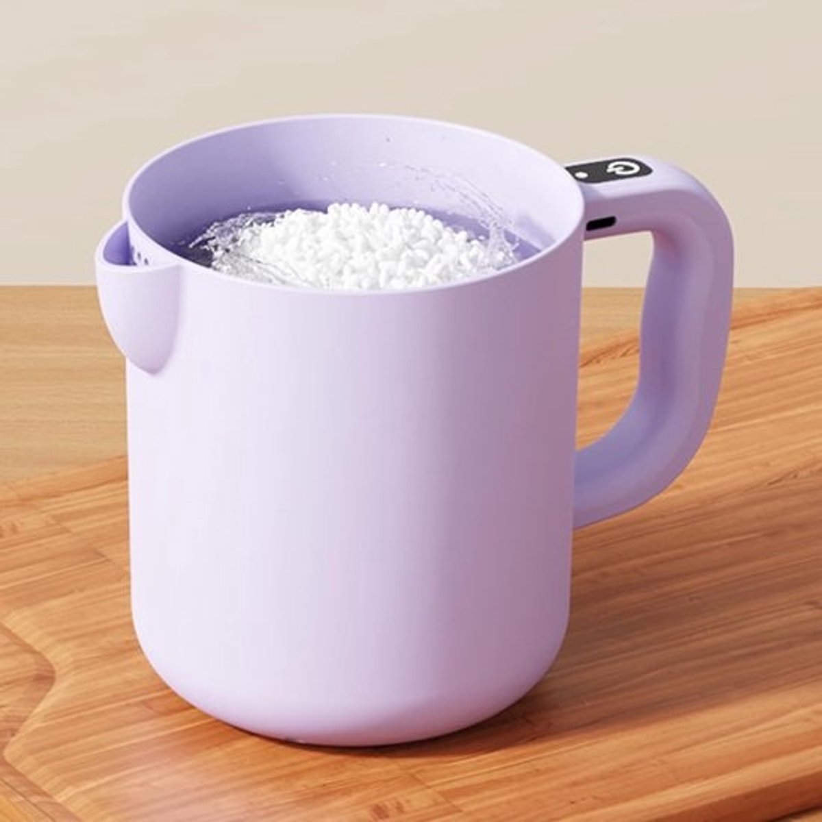 Elektrische Mixer - Keuken Klopper - Bakken en Koken - Draadloos Gemak - 1 Liter - Paars