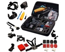 30-in-1 Actiecamera Accessoires Combokit Met EVA Hoesje - Compatibel met de WOLFANG GA200 24MP 4K Action Camera