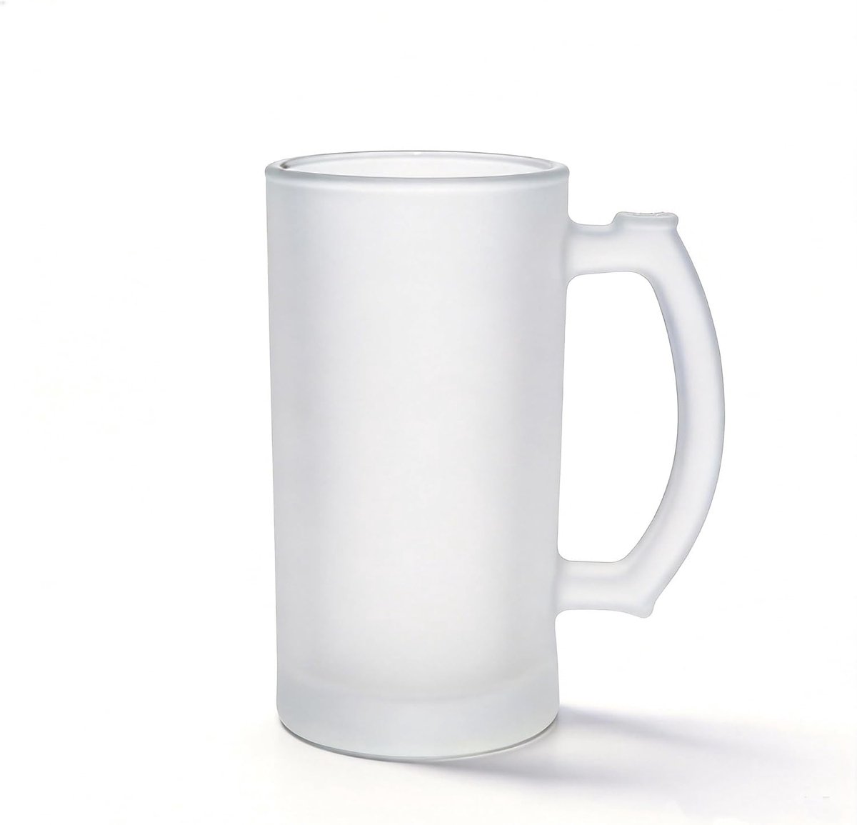 16oz Sublimatie Blanks Frosted Glass Mok,Koffiemokken met Handvat voor Warmte Thermische Coating Transfer