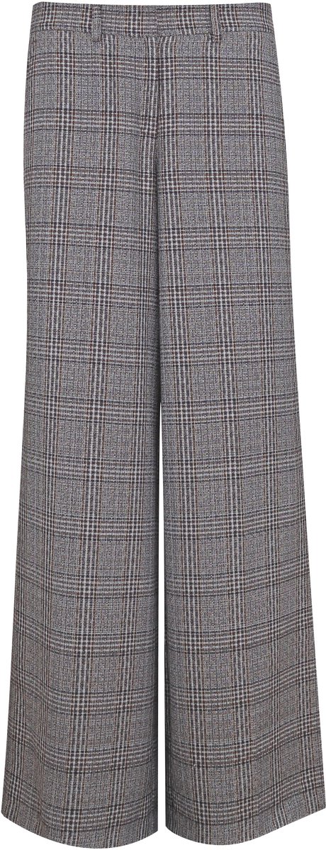 Milano Italy - wijde geruite pantalon - maat 36