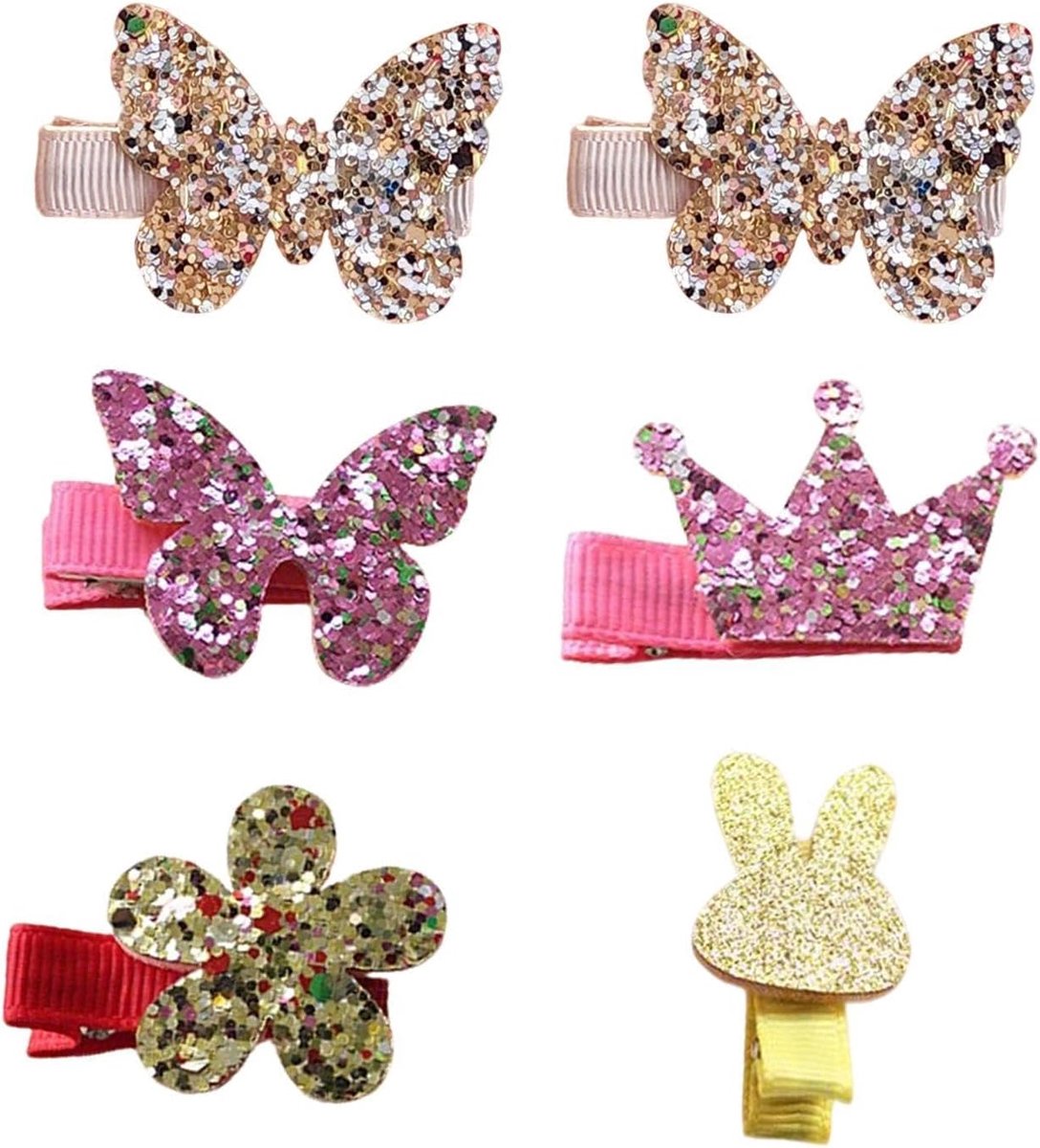 Haarspelden, Glitter Meisje Haarspelden, Paardenstaart Decoratie Haar Accessoires, Verjaardagsfeestje Styling Decoratie.