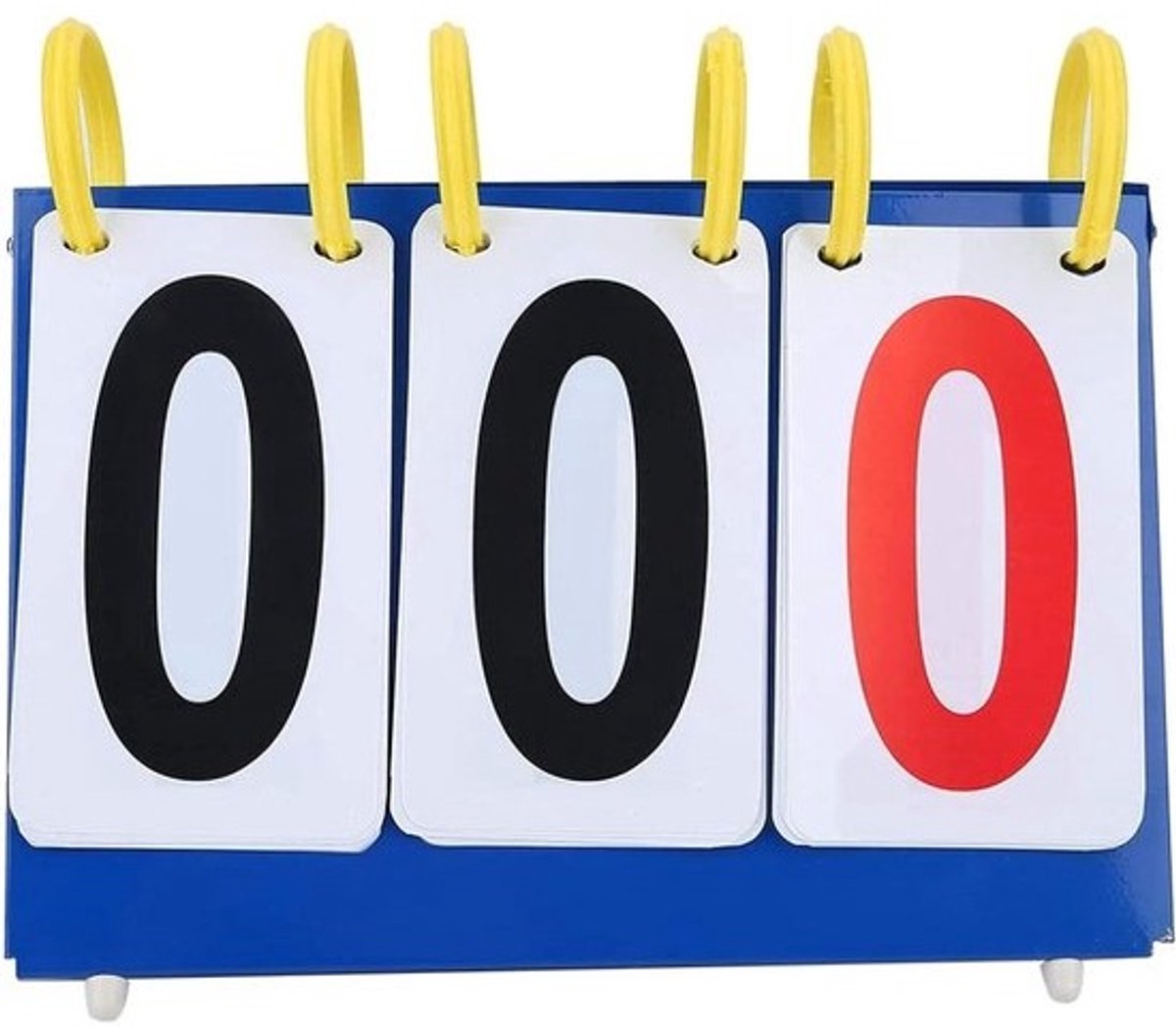 Scorebord Flip - Wedstrijd Scorehouder - Sportwedstrijden Bijhouden - Opvouwbaar PVC Ontwerp - 26 x 175 cm - Zwart