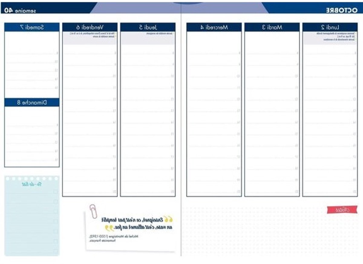 Mijn Educatieve Agenda - Docentenagenda Planner - Lesgeven Organiseren - Pedagogische Tips - A4 formaat - Blauw