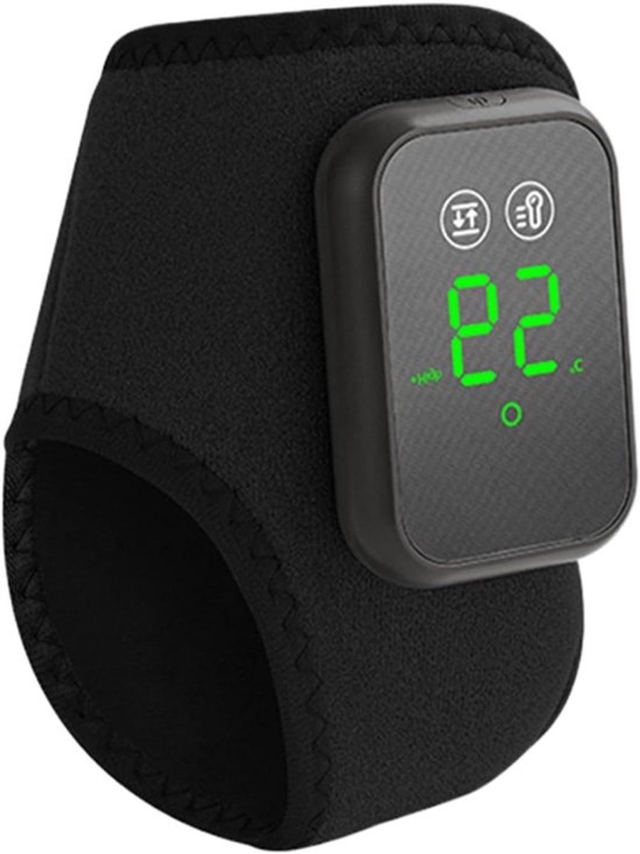 Voetmassager Apparaat - Verwarmde Voetmassage - Spierherstel Bevorderen - 5 Warmtestanden 3 Trilstadia - 18 x 13 x 6 cm